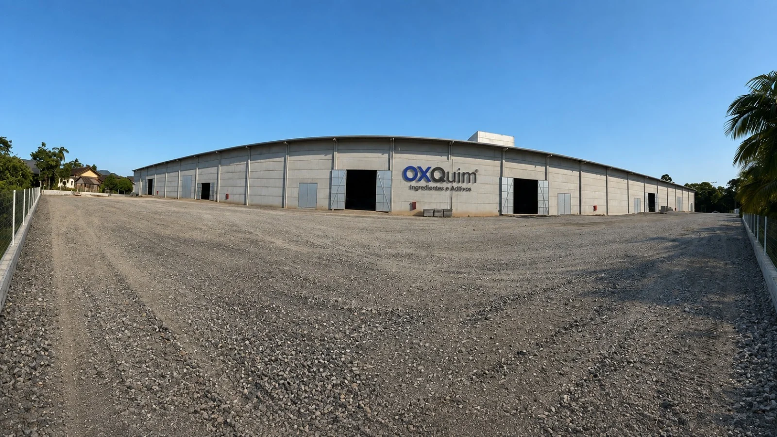 Centro de Distribuição HUB Sul OXQuim em Indaial, Santa Catarina